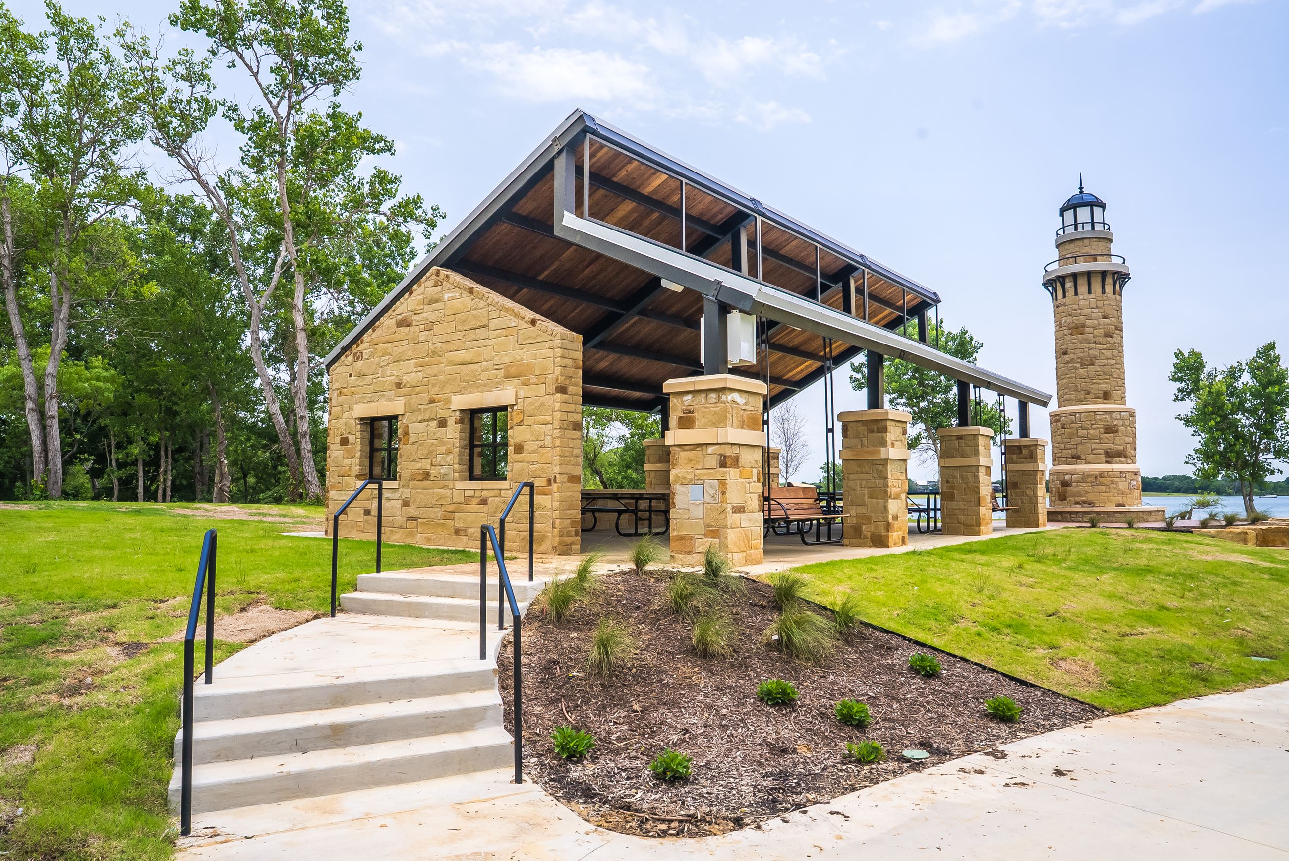 Turf installation in Little Elm, TX